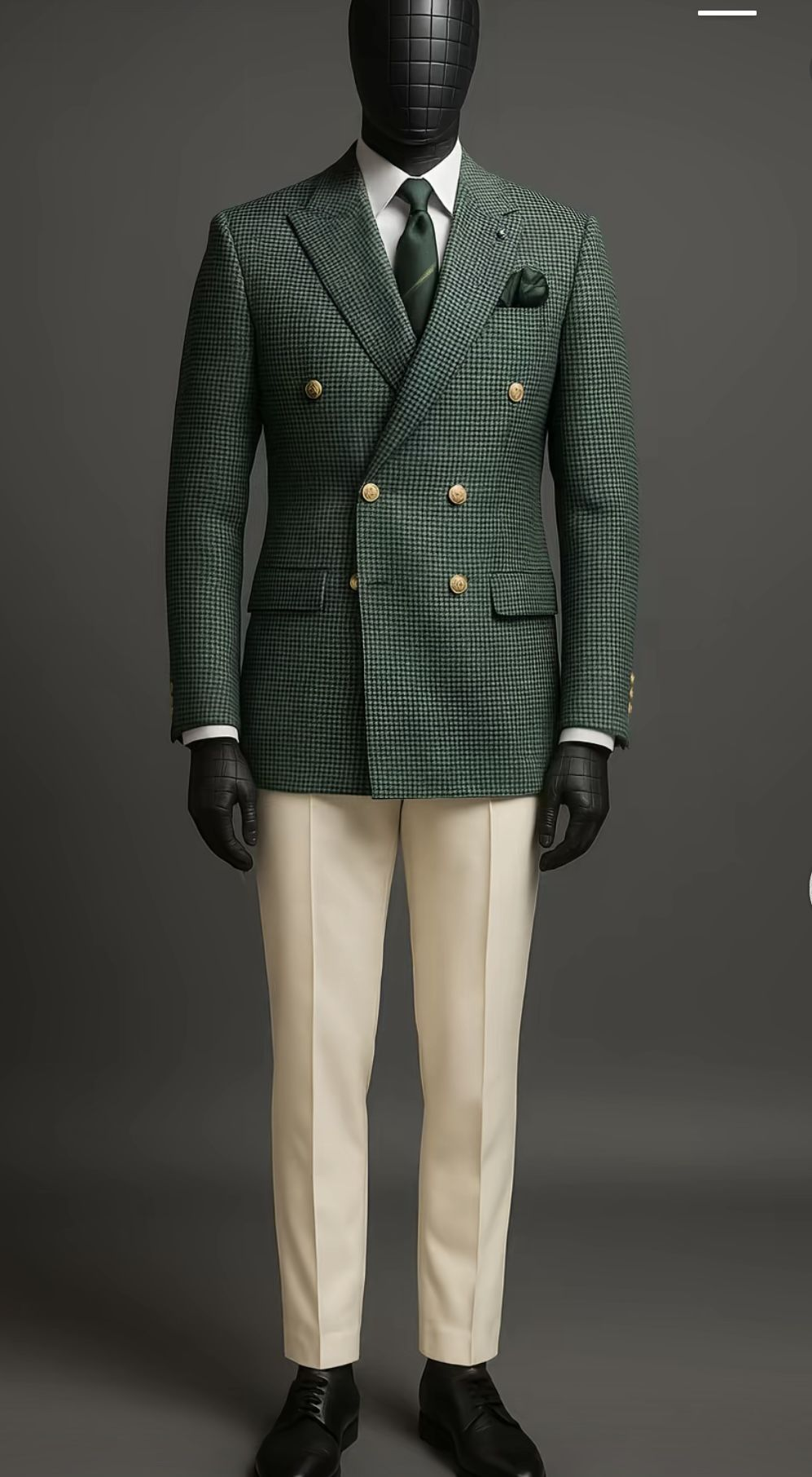 Heritage Green Houndstooth Blazer 2